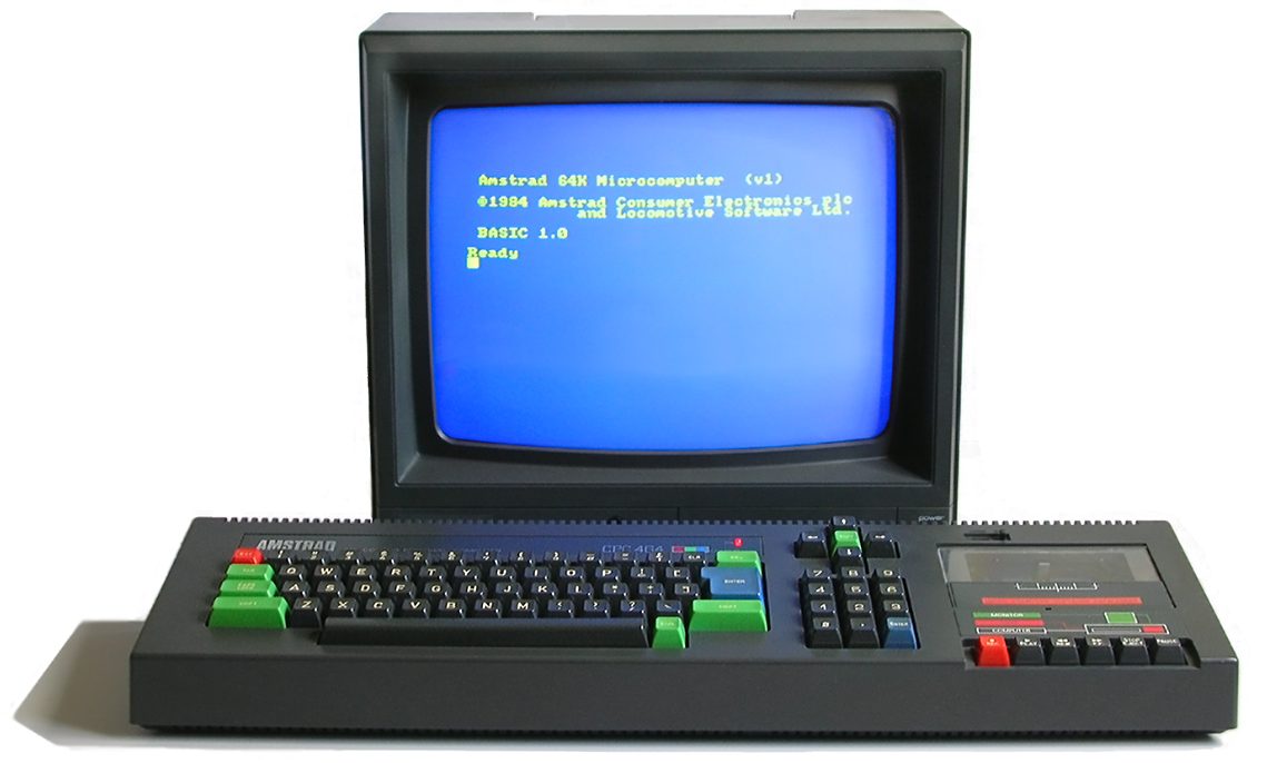 Primer ordenador retro Amstrad CPC 464