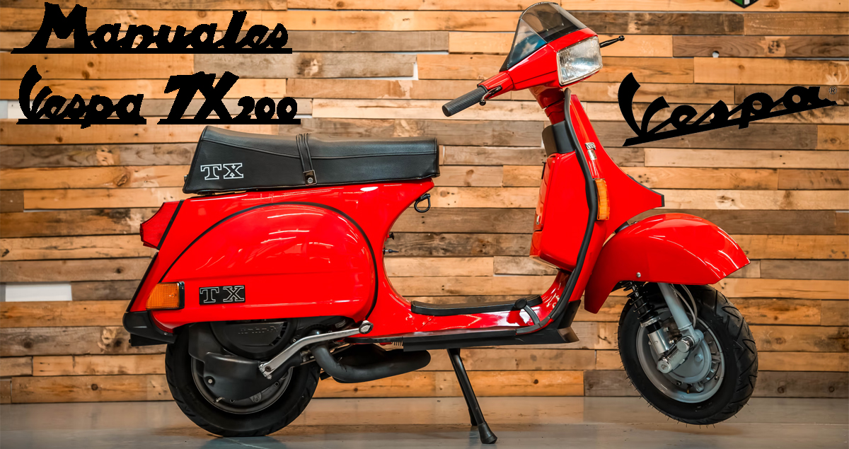Manuales Vespa TX200