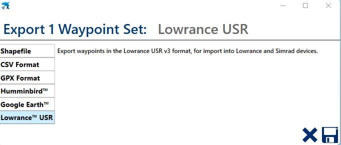 importar a la sonda plotter desde reefmaster