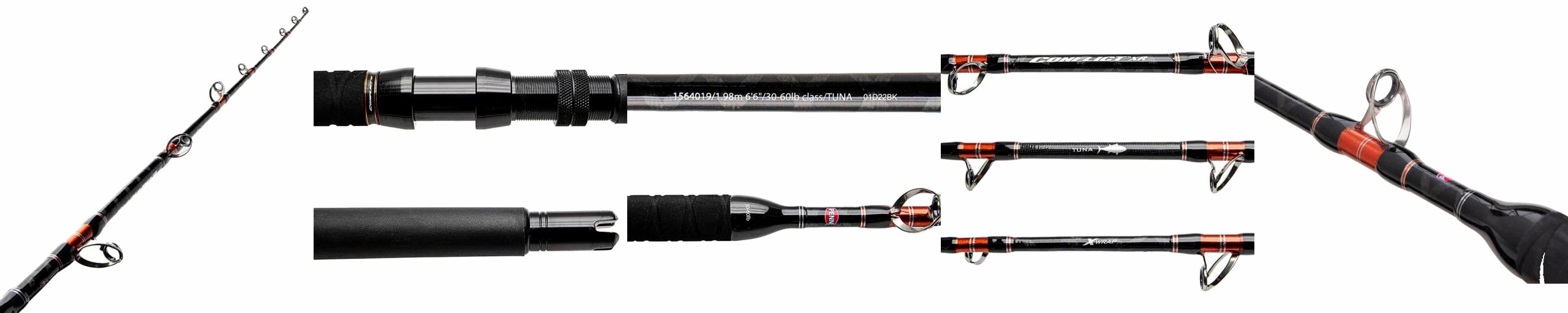 Caña Penn Conflict XR Tuna Casting 661 - 30-60lb